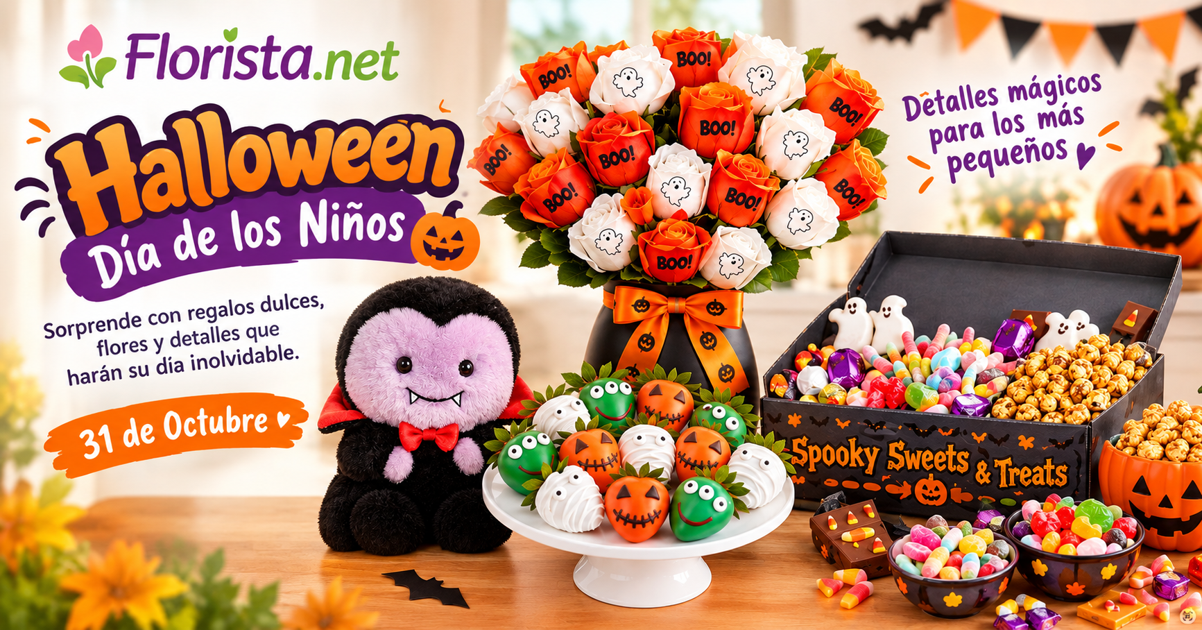 Halloween y Día de los Niños 2026: qué regalar y enviar a los pequeños de tu familia el 31 de octubre